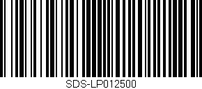 Código de barras (EAN, GTIN, SKU, ISBN): 'SDS-LP012500'