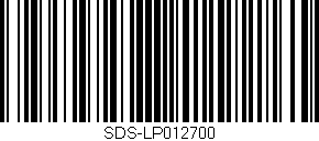 Código de barras (EAN, GTIN, SKU, ISBN): 'SDS-LP012700'