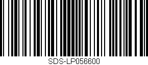 Código de barras (EAN, GTIN, SKU, ISBN): 'SDS-LP056600'