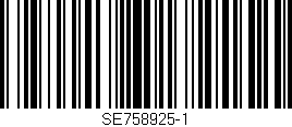 Código de barras (EAN, GTIN, SKU, ISBN): 'SE758925-1'