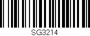 Código de barras (EAN, GTIN, SKU, ISBN): 'SG3214'