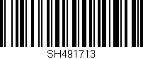 Código de barras (EAN, GTIN, SKU, ISBN): 'SH491713'