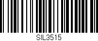 Código de barras (EAN, GTIN, SKU, ISBN): 'SIL3515'