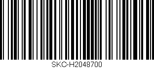 Código de barras (EAN, GTIN, SKU, ISBN): 'SKC-H2048700'