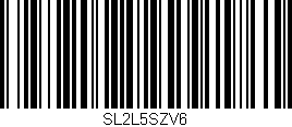Código de barras (EAN, GTIN, SKU, ISBN): 'SL2L5SZV6'