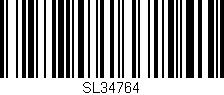 Código de barras (EAN, GTIN, SKU, ISBN): 'SL34764'