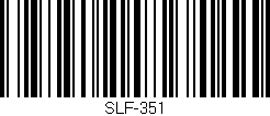 Código de barras (EAN, GTIN, SKU, ISBN): 'SLF-351'