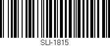 Código de barras (EAN, GTIN, SKU, ISBN): 'SLI-1815'