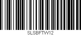 Código de barras (EAN, GTIN, SKU, ISBN): 'SLSBFTW12'