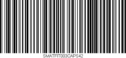 Código de barras (EAN, GTIN, SKU, ISBN): 'SMATFIT003CAPS42'