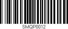 Código de barras (EAN, GTIN, SKU, ISBN): 'SMQP0012'