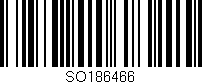 Código de barras (EAN, GTIN, SKU, ISBN): 'SO186466'
