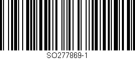 Código de barras (EAN, GTIN, SKU, ISBN): 'SO277869-1'