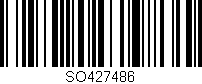 Código de barras (EAN, GTIN, SKU, ISBN): 'SO427486'