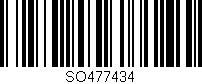 Código de barras (EAN, GTIN, SKU, ISBN): 'SO477434'