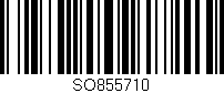 Código de barras (EAN, GTIN, SKU, ISBN): 'SO855710'