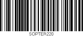 Código de barras (EAN, GTIN, SKU, ISBN): 'SOPTER220'
