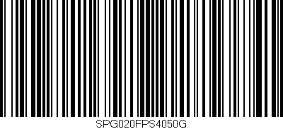 Código de barras (EAN, GTIN, SKU, ISBN): 'SPG020FPS4050G'