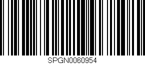 Código de barras (EAN, GTIN, SKU, ISBN): 'SPGN0060954'