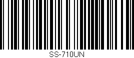 Código de barras (EAN, GTIN, SKU, ISBN): 'SS-710UN'