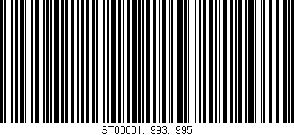 Código de barras (EAN, GTIN, SKU, ISBN): 'ST00001.1993.1995'