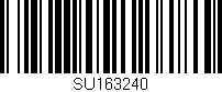 Código de barras (EAN, GTIN, SKU, ISBN): 'SU163240'