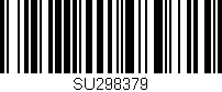 Código de barras (EAN, GTIN, SKU, ISBN): 'SU298379'