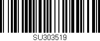 Código de barras (EAN, GTIN, SKU, ISBN): 'SU303519'