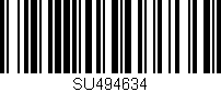 Código de barras (EAN, GTIN, SKU, ISBN): 'SU494634'