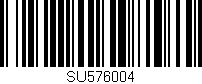 Código de barras (EAN, GTIN, SKU, ISBN): 'SU576004'