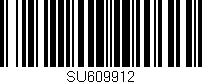 Código de barras (EAN, GTIN, SKU, ISBN): 'SU609912'
