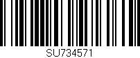 Código de barras (EAN, GTIN, SKU, ISBN): 'SU734571'