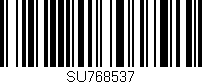Código de barras (EAN, GTIN, SKU, ISBN): 'SU768537'