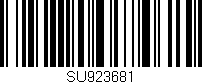 Código de barras (EAN, GTIN, SKU, ISBN): 'SU923681'
