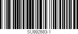 Código de barras (EAN, GTIN, SKU, ISBN): 'SU992683-1'