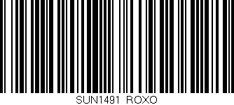 Código de barras (EAN, GTIN, SKU, ISBN): 'SUN1491/ROXO'