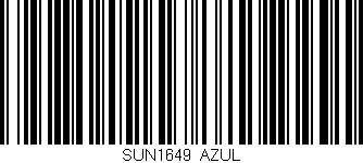 Código de barras (EAN, GTIN, SKU, ISBN): 'SUN1649/AZUL'