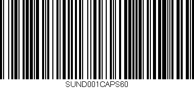 Código de barras (EAN, GTIN, SKU, ISBN): 'SUND001CAPS60'