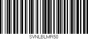 Código de barras (EAN, GTIN, SKU, ISBN): 'SVNLBLMR50'