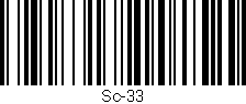 Código de barras (EAN, GTIN, SKU, ISBN): 'Sc-33'