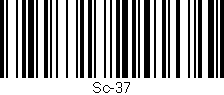 Código de barras (EAN, GTIN, SKU, ISBN): 'Sc-37'