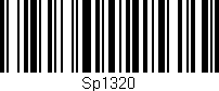 Código de barras (EAN, GTIN, SKU, ISBN): 'Sp1320'