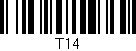 Código de barras (EAN, GTIN, SKU, ISBN): 'T14'