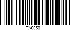 Código de barras (EAN, GTIN, SKU, ISBN): 'TA0050-1'