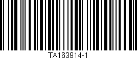 Código de barras (EAN, GTIN, SKU, ISBN): 'TA163914-1'