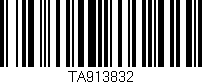 Código de barras (EAN, GTIN, SKU, ISBN): 'TA913832'