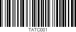 Código de barras (EAN, GTIN, SKU, ISBN): 'TATC001'