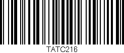 Código de barras (EAN, GTIN, SKU, ISBN): 'TATC216'
