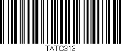 Código de barras (EAN, GTIN, SKU, ISBN): 'TATC313'