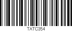 Código de barras (EAN, GTIN, SKU, ISBN): 'TATC354'